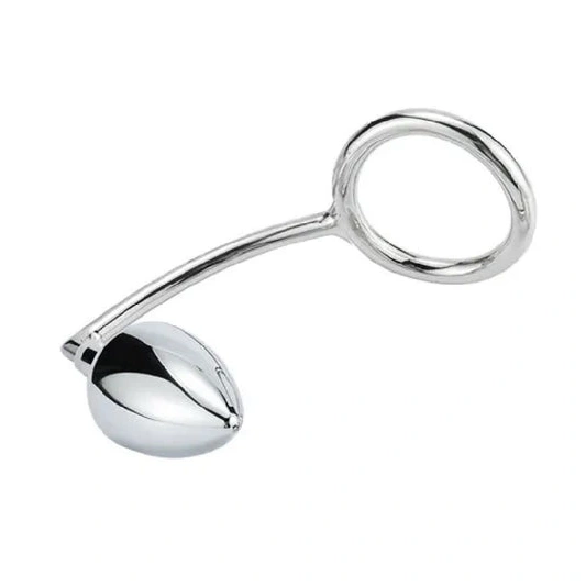 Steel DiscreetChoice Ring Hook with Cock Anal Set 4663 Stainless 0118